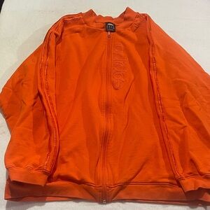 Adidas Bold Orange Zip-Up Jacket size 3xl